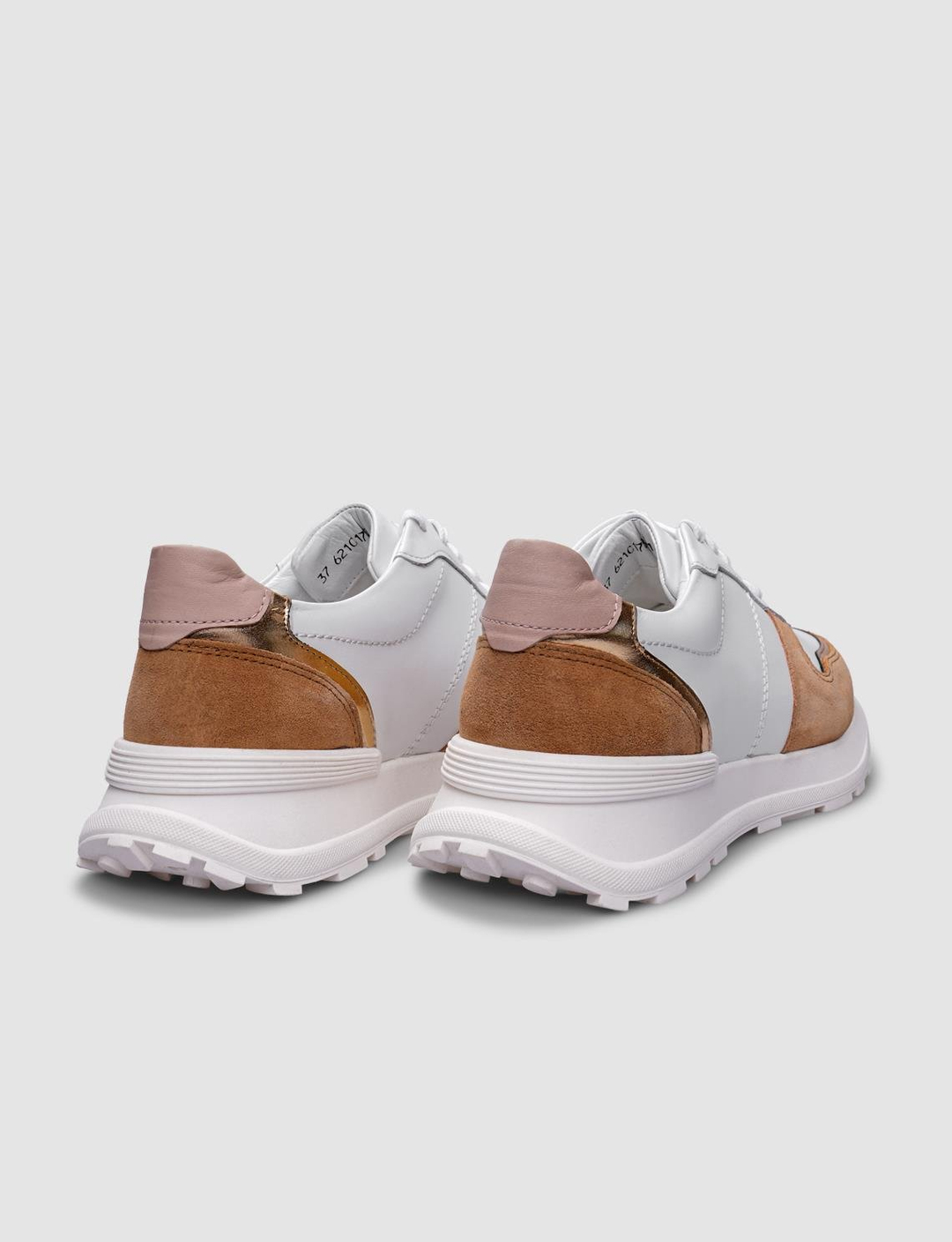 %100 Hakiki Deri Beyaz Kadın Ayakkabı