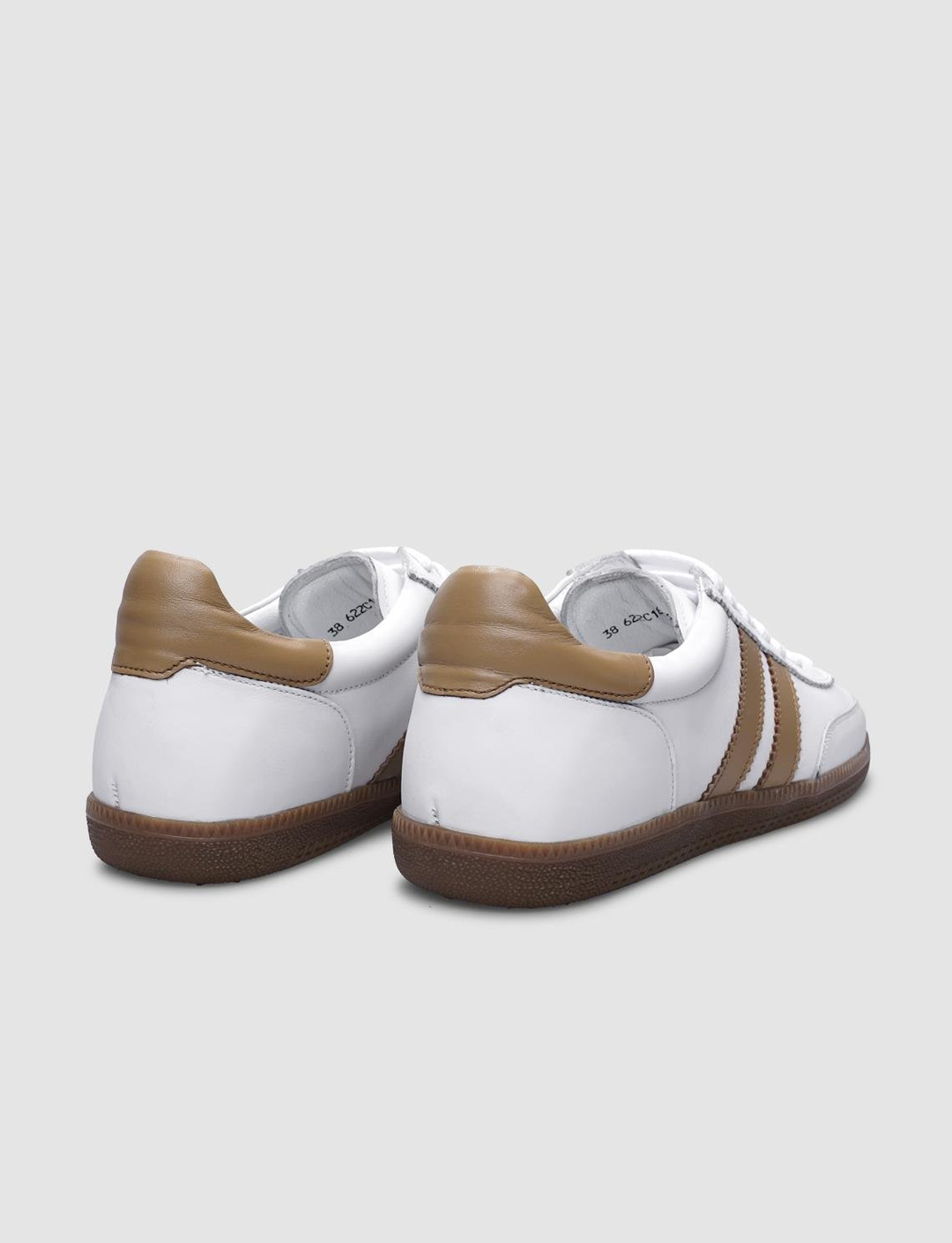 %100 Hakiki Deri Beyaz Kadın Ayakkabı