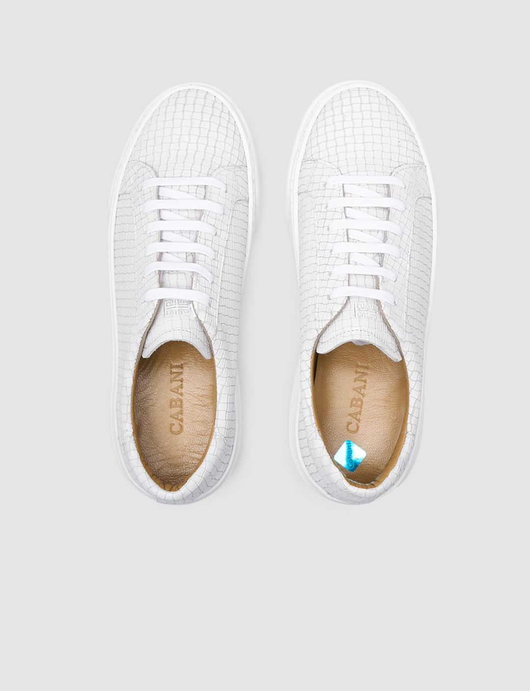 %100 Hakiki Deri Beyaz Kadın Ayakkabı