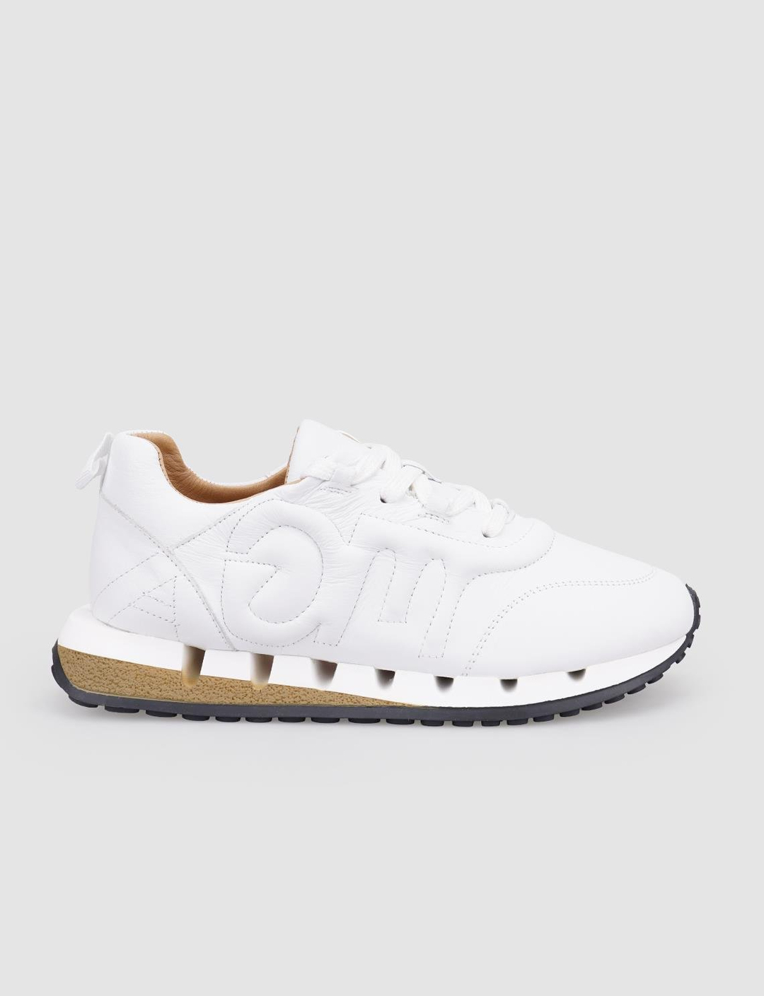 %100 Hakiki Deri Beyaz Kadın Ayakkabı