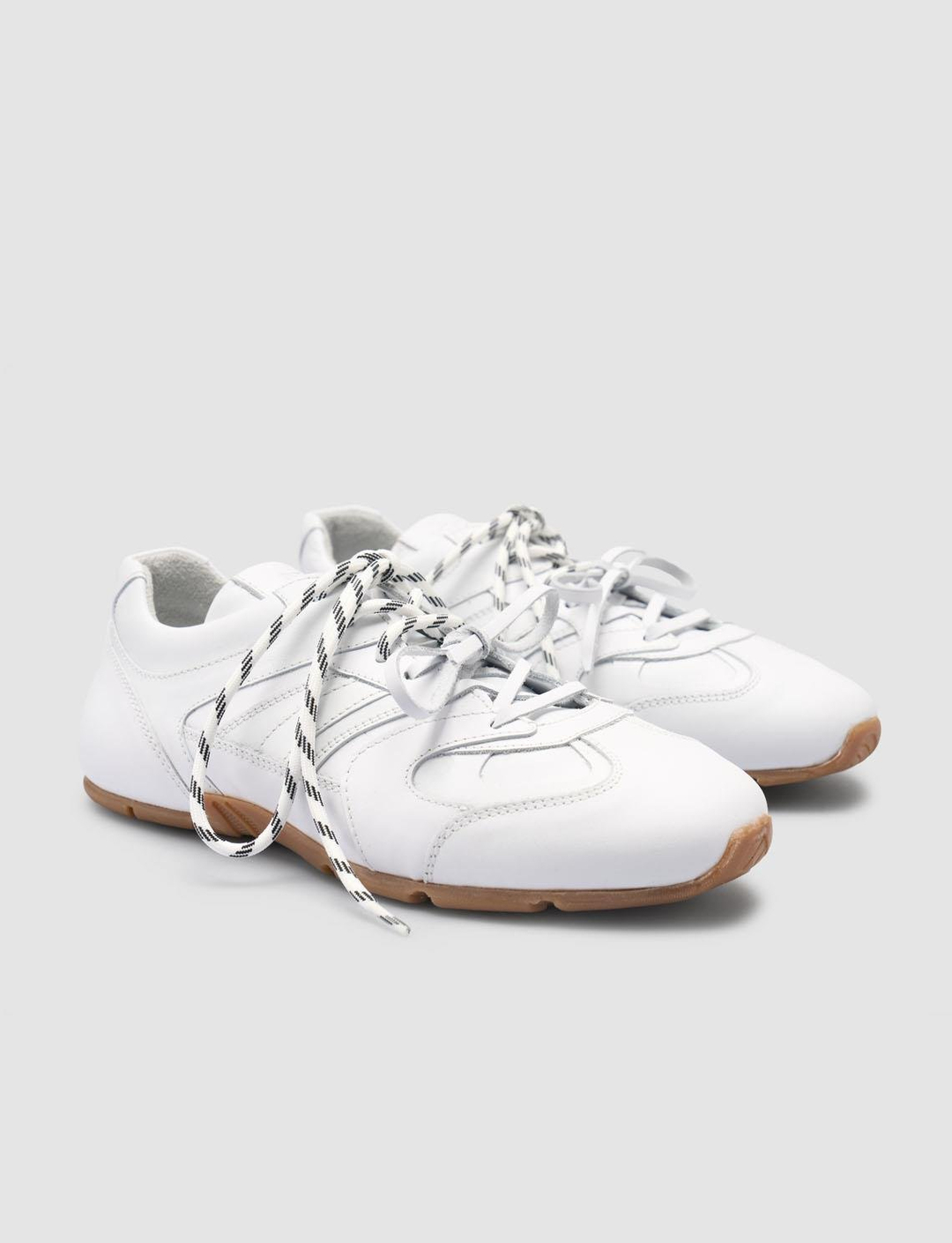 %100 Hakiki Deri Beyaz Kadın Ayakkabı