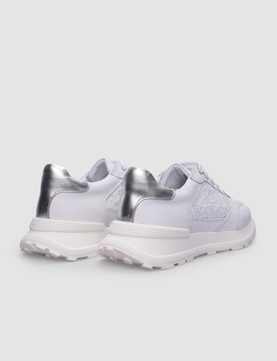 %100 Hakiki Deri Beyaz Kadın Ayakkabı