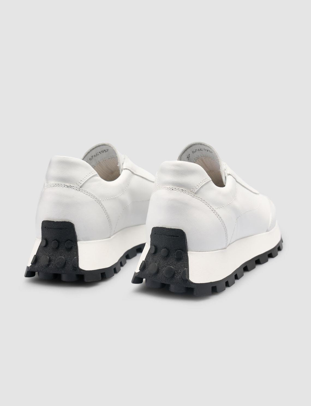 %100 Hakiki Deri Beyaz Kadın Ayakkabı