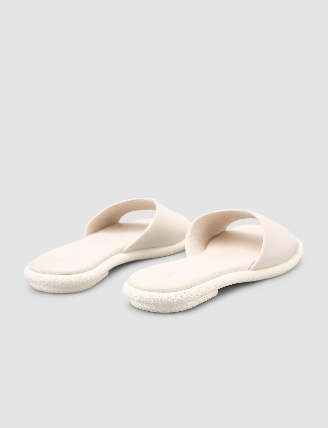 %100 Hakiki Deri Beyaz Kadın Terlik