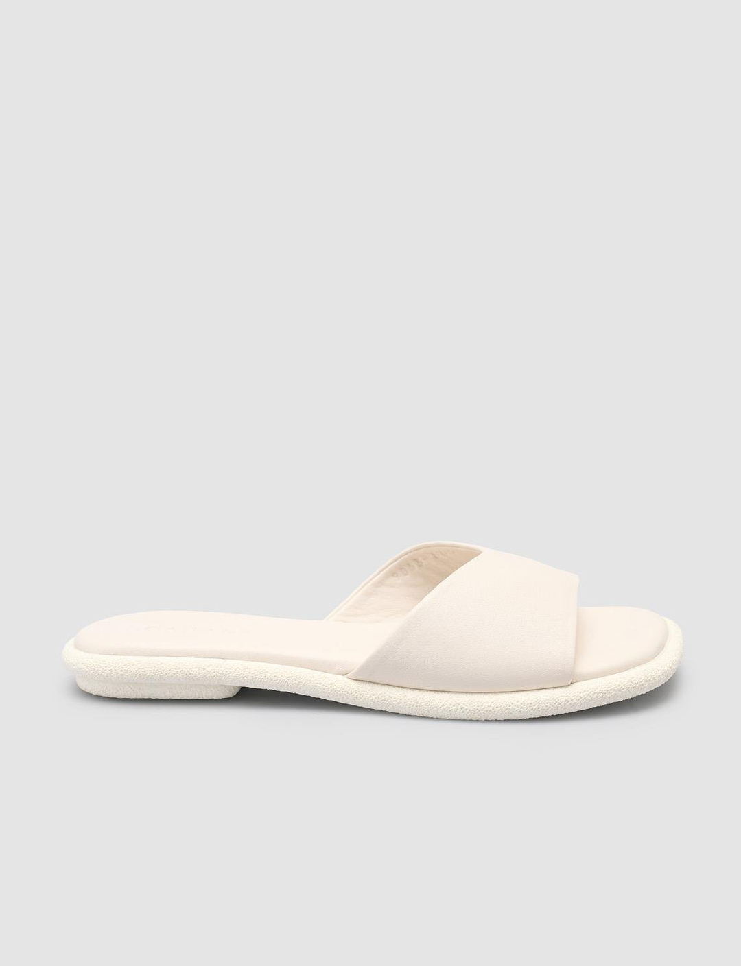 %100 Hakiki Deri Beyaz Kadın Terlik