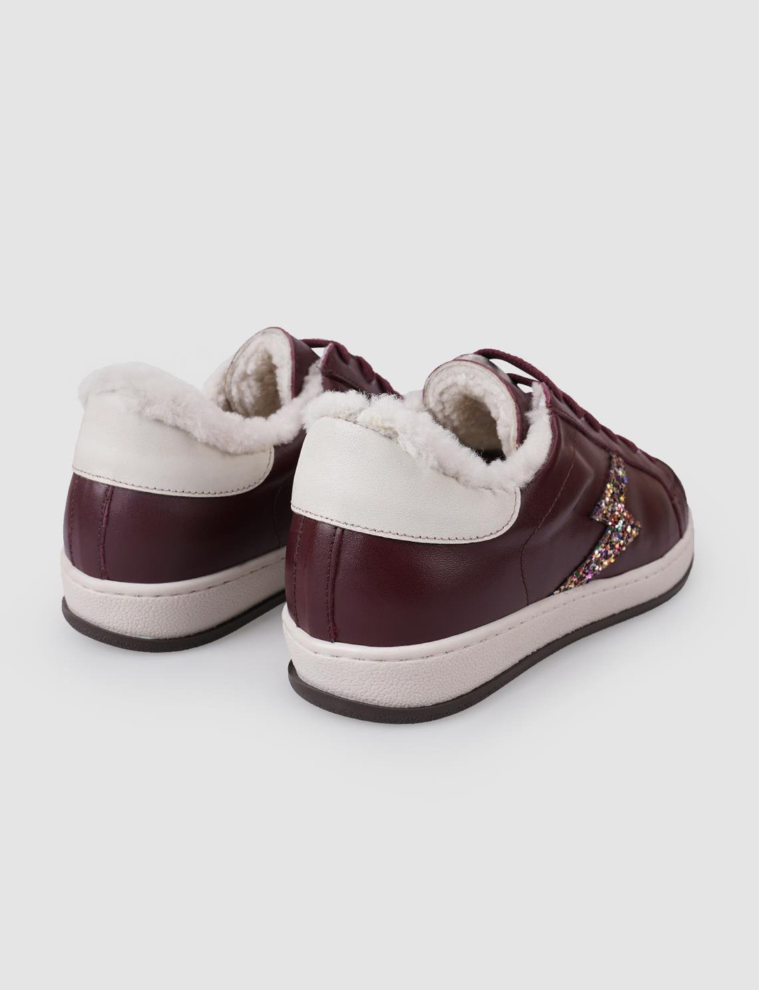 %100 Hakiki Deri Bordo Kadın Ayakkabı