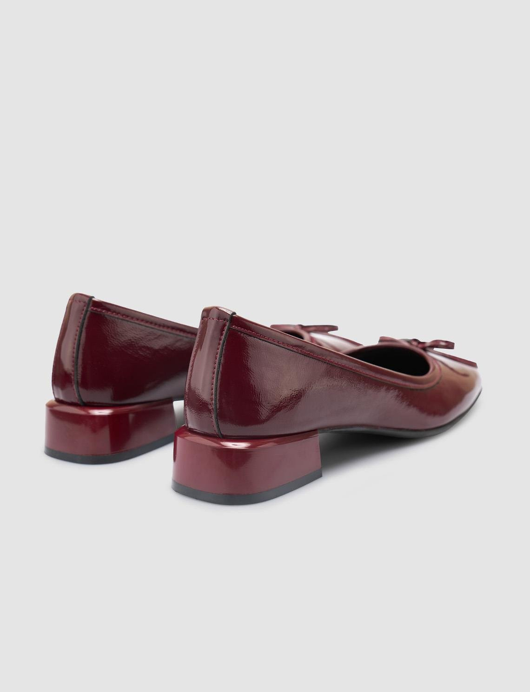 %100 Hakiki Deri Bordo Kadın Ayakkabı