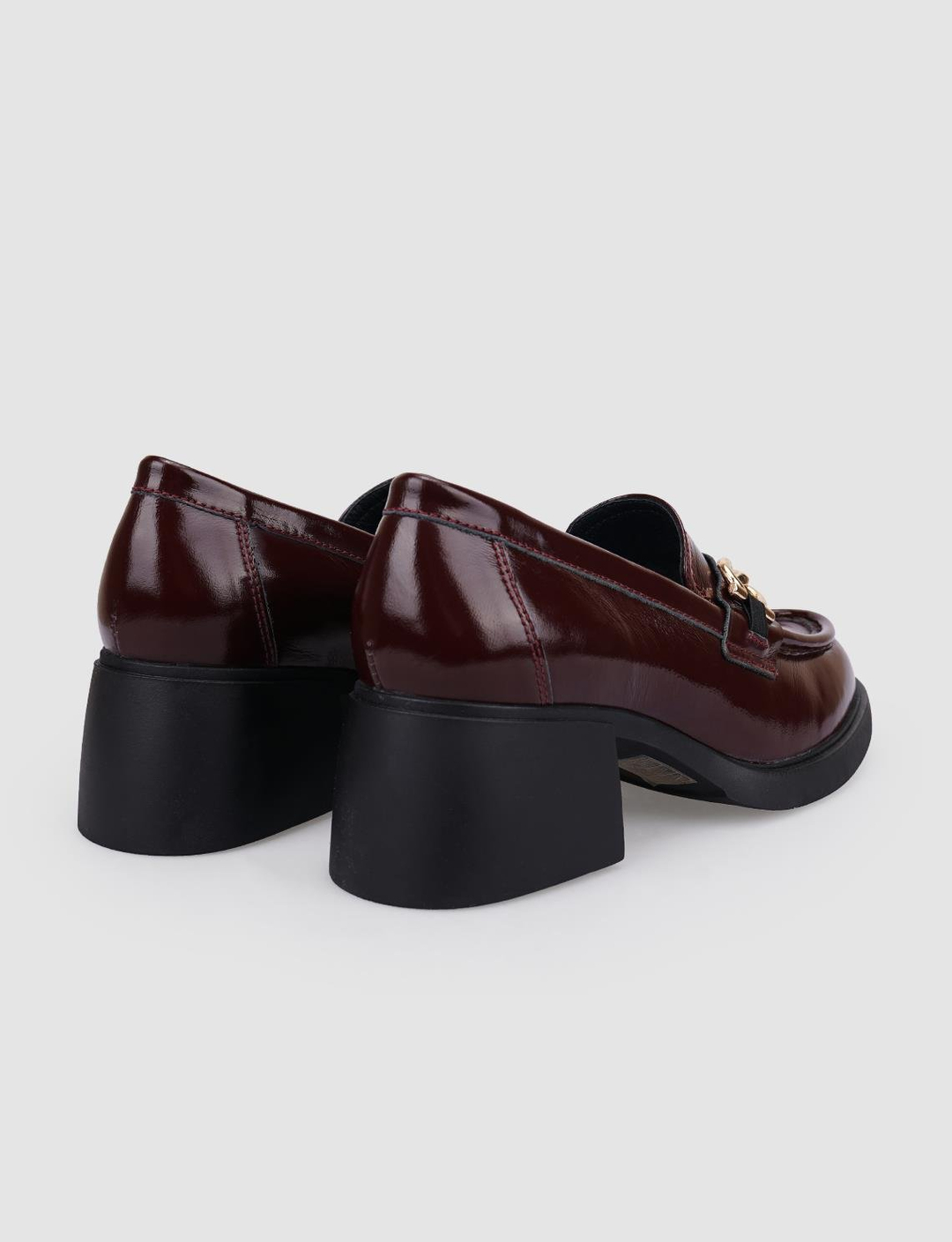 %100 Hakiki Deri Bordo Kadın Ayakkabı