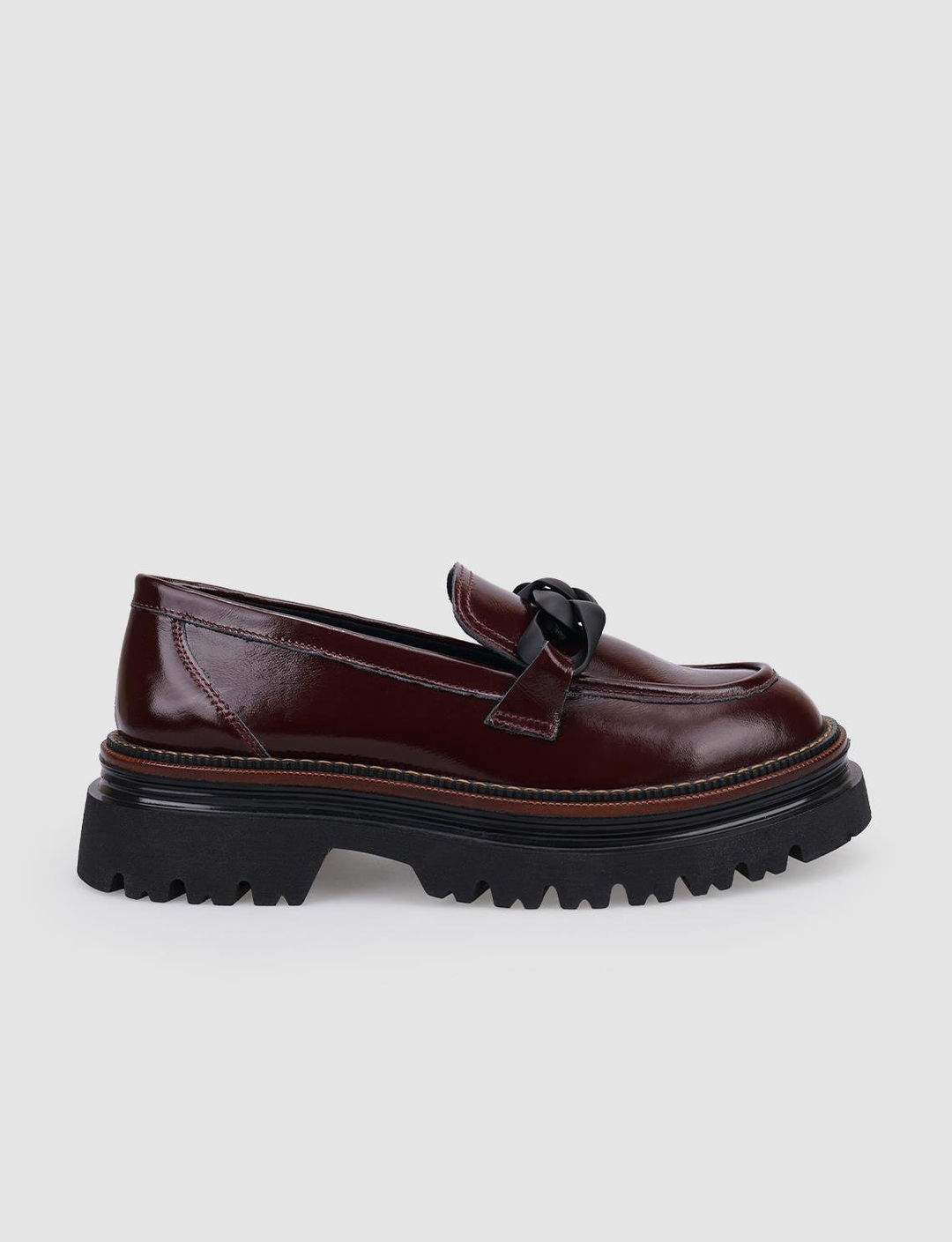 %100 Hakiki Deri Bordo Kadın Ayakkabı