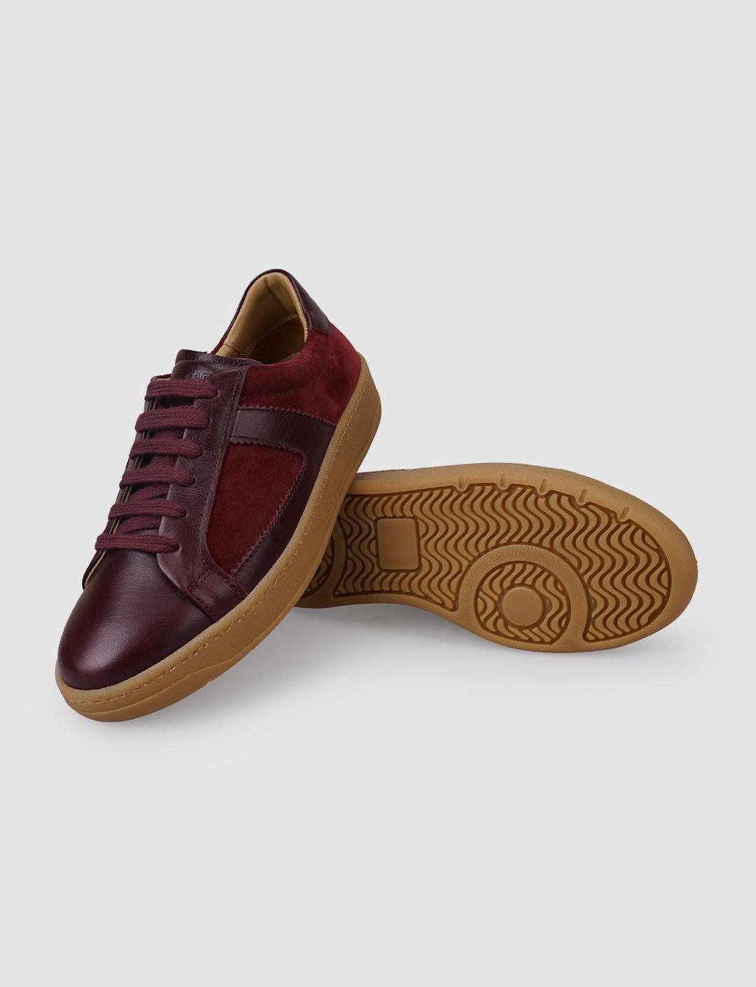 %100 Hakiki Deri Bordo Kadın Ayakkabı