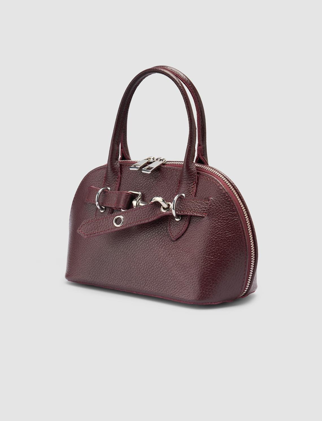 %100 Hakiki Deri Bordo Kadın Çanta