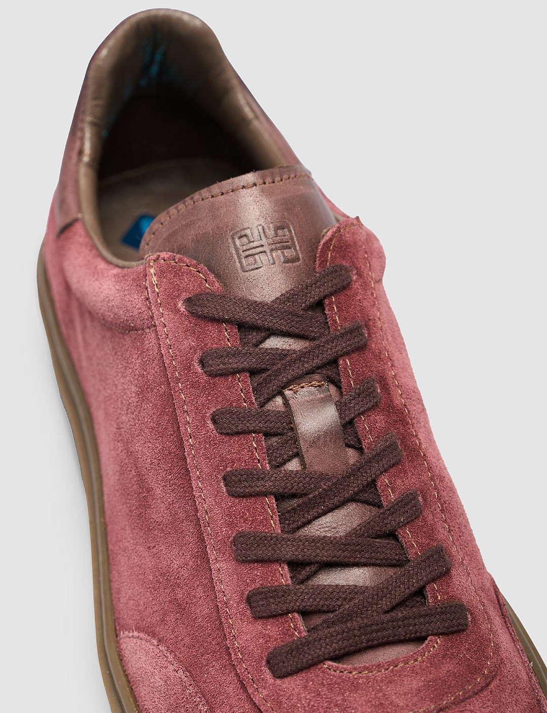 %100 Hakiki Deri Bordo Süet Erkek Spor Ayakkabı