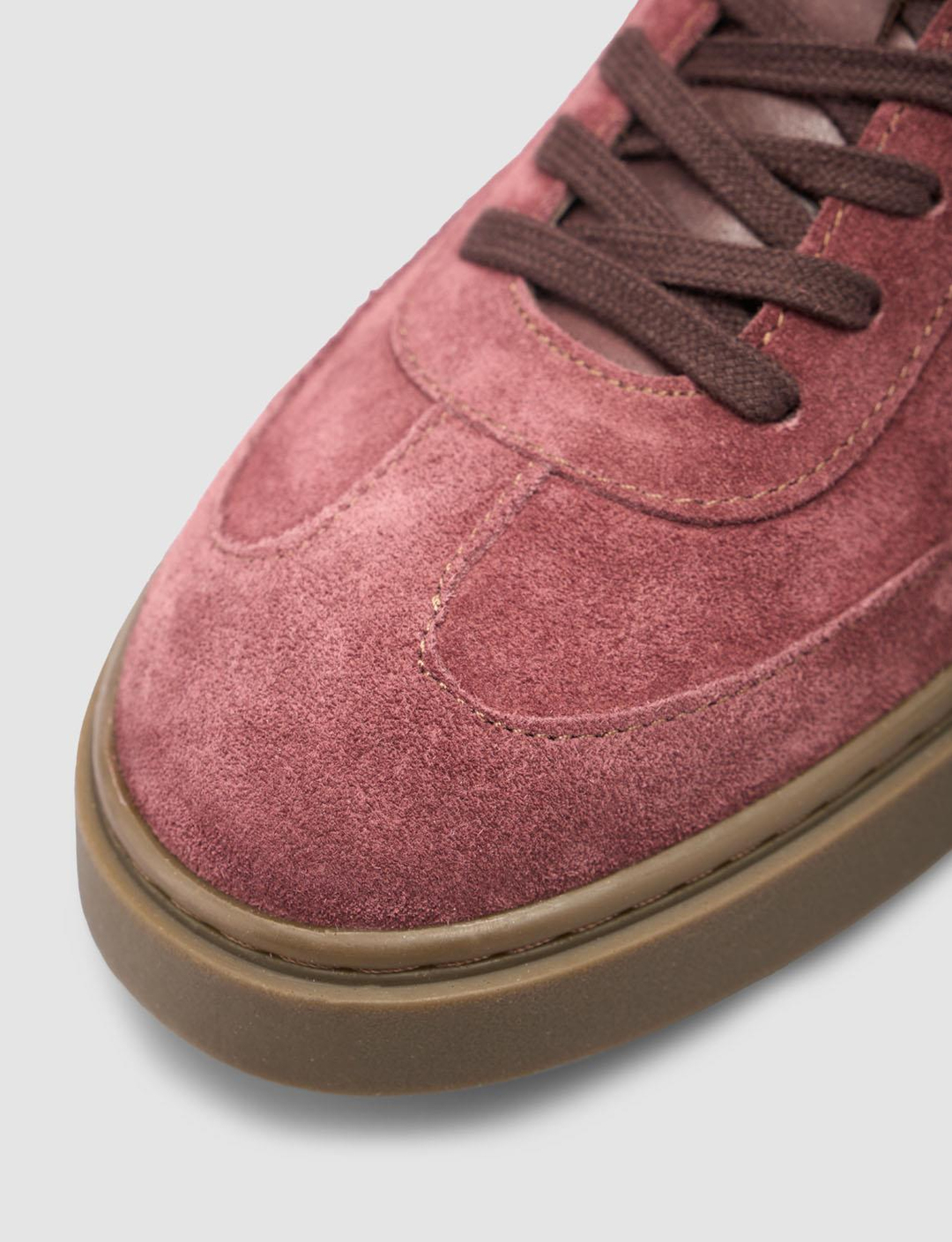 %100 Hakiki Deri Bordo Süet Erkek Spor Ayakkabı