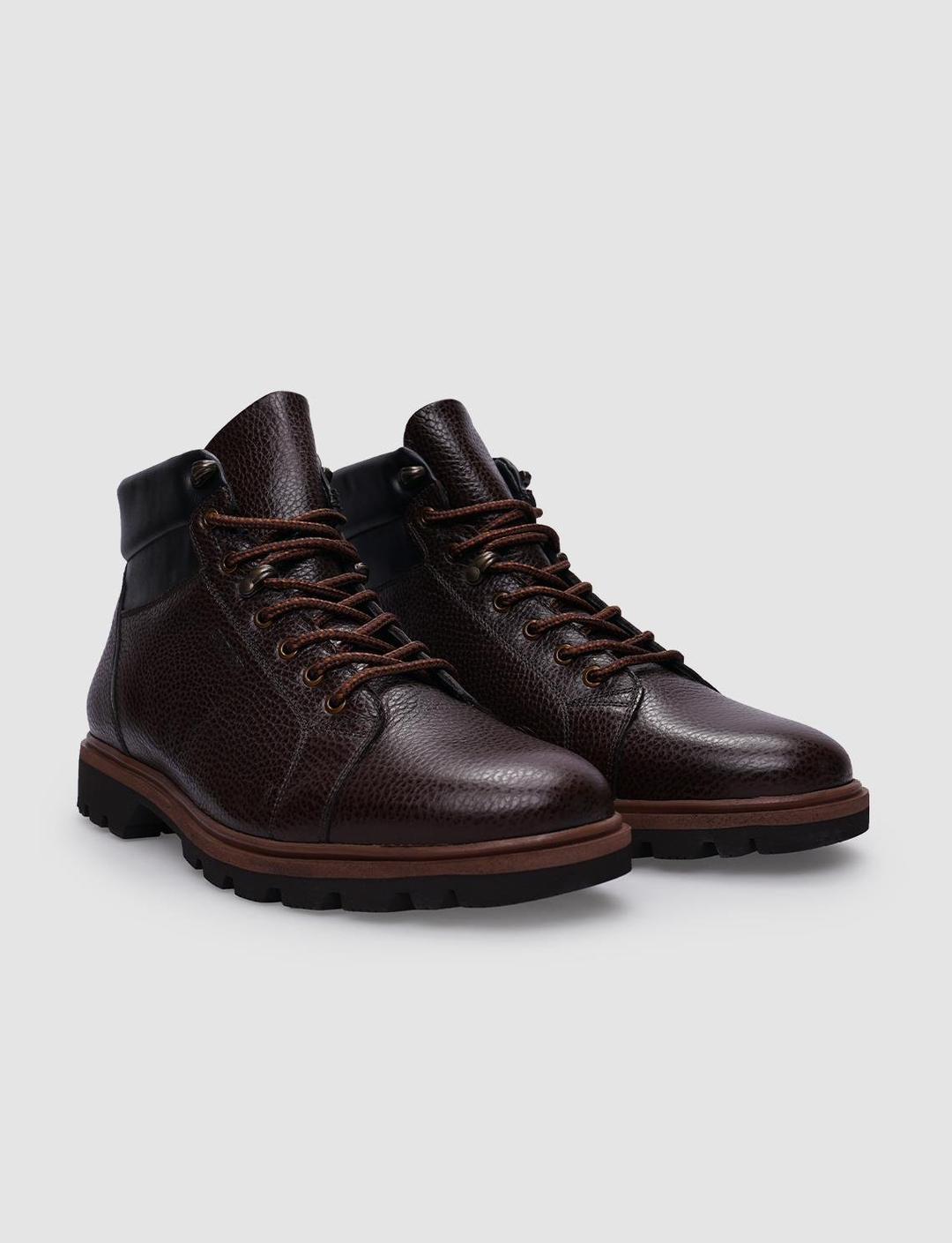 %100 Hakiki Deri Kahverengi Erkek Bot