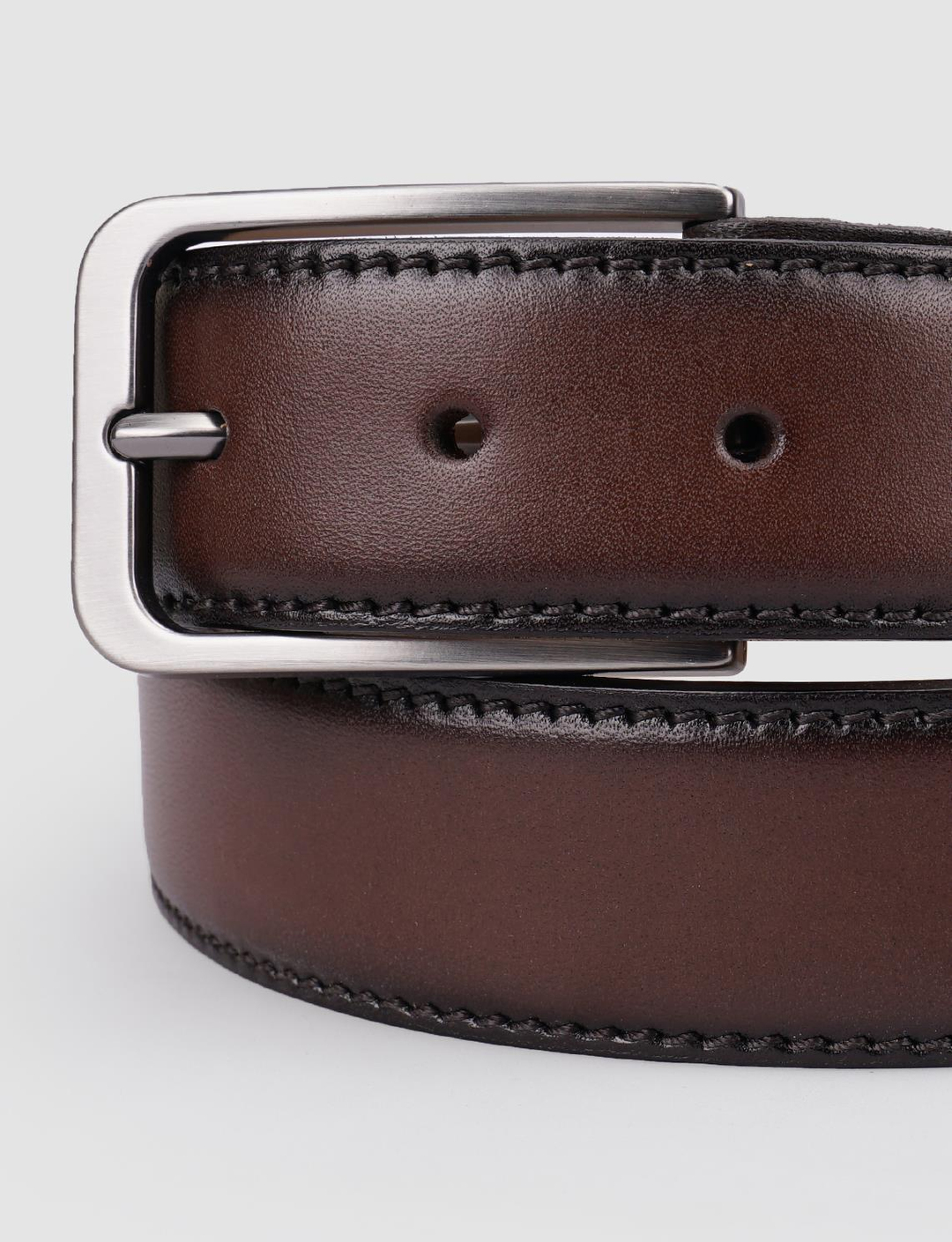 %100 Hakiki Deri Kahverengi Erkek Kemer