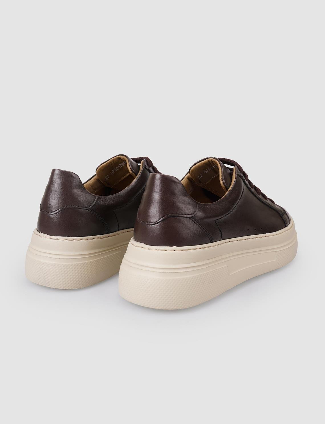 %100 Hakiki Deri Kahverengi Kadın Ayakkabı