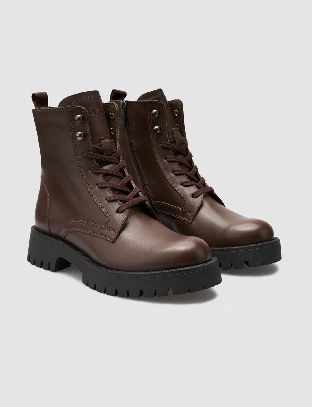 %100 Hakiki Deri Kahverengi Kadın Bot