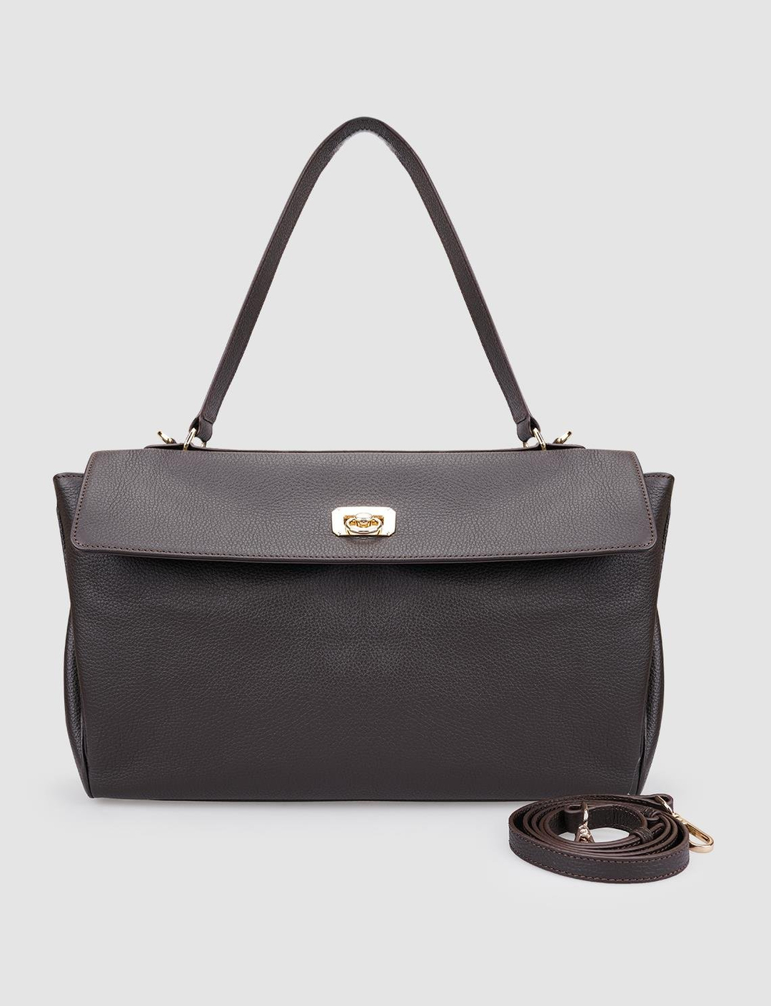 %100 Hakiki Deri Kahverengi Kadın Çanta