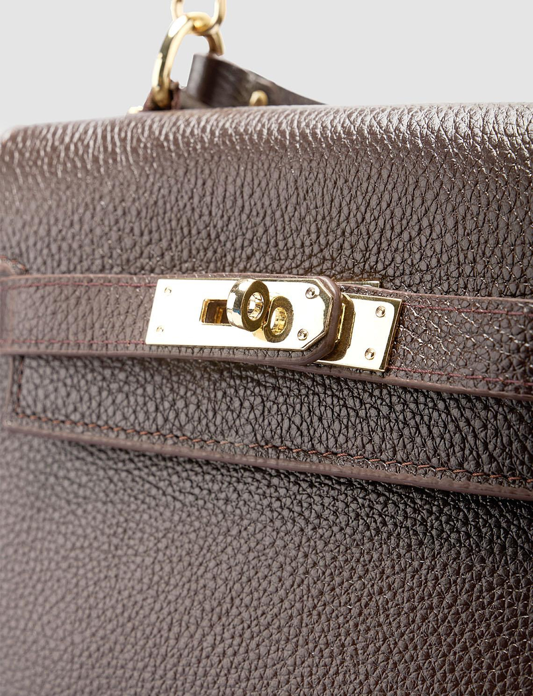 %100 Hakiki Deri Kahverengi Kadın Çanta