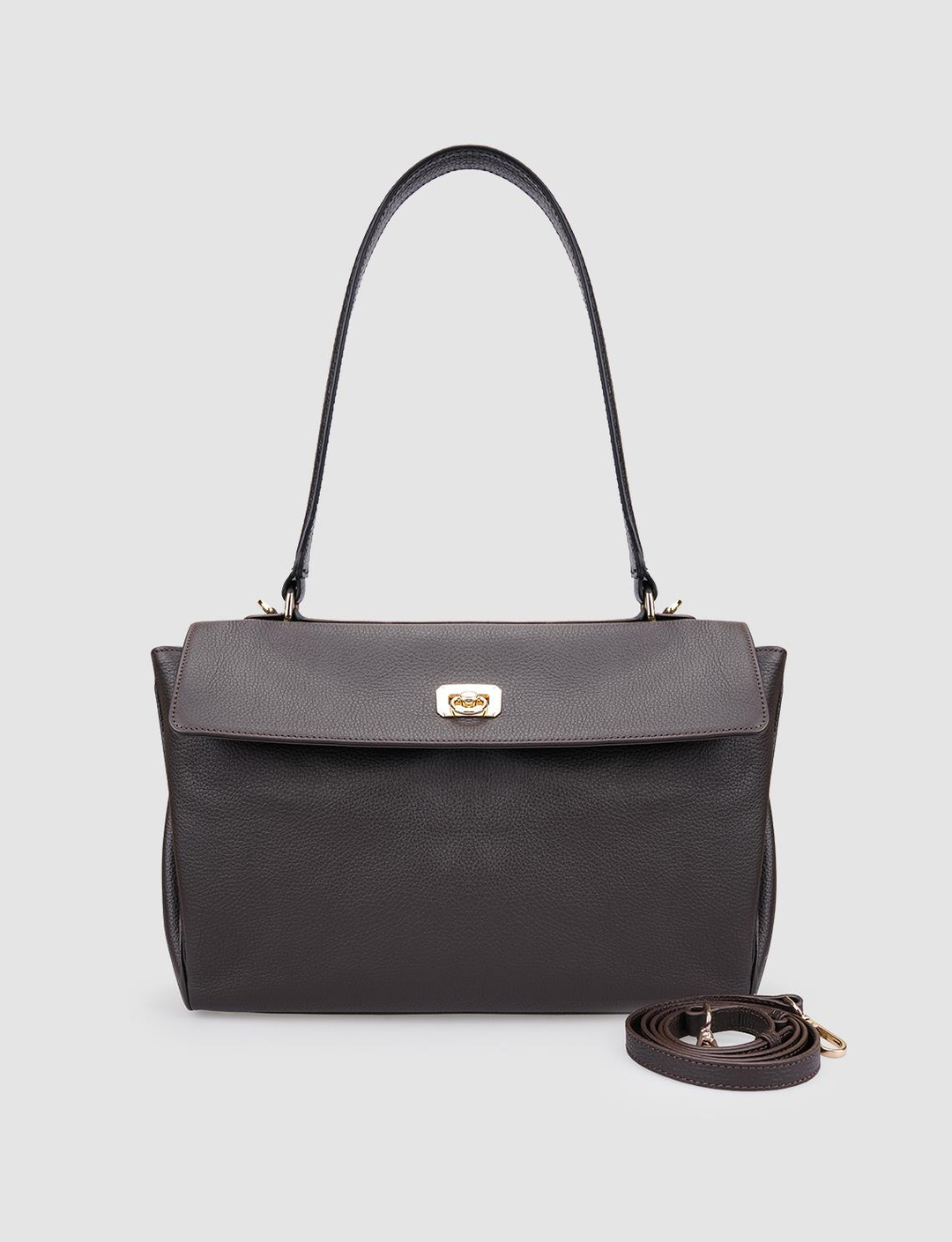 %100 Hakiki Deri Kahverengi Kadın Çanta