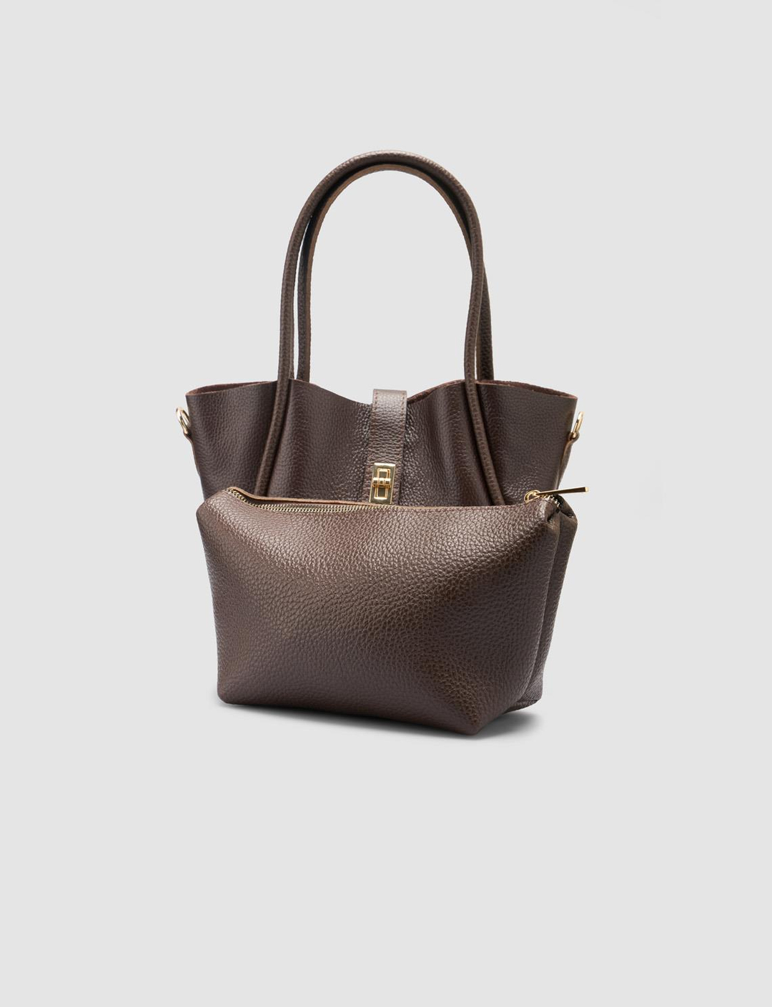 %100 Hakiki Deri Kahverengi Kadın Çanta