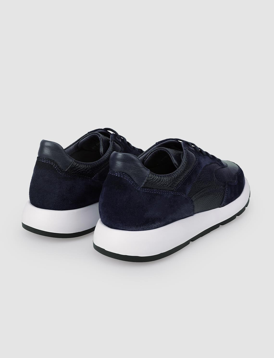 %100 Hakiki Deri Lacivert Erkek Ayakkabı