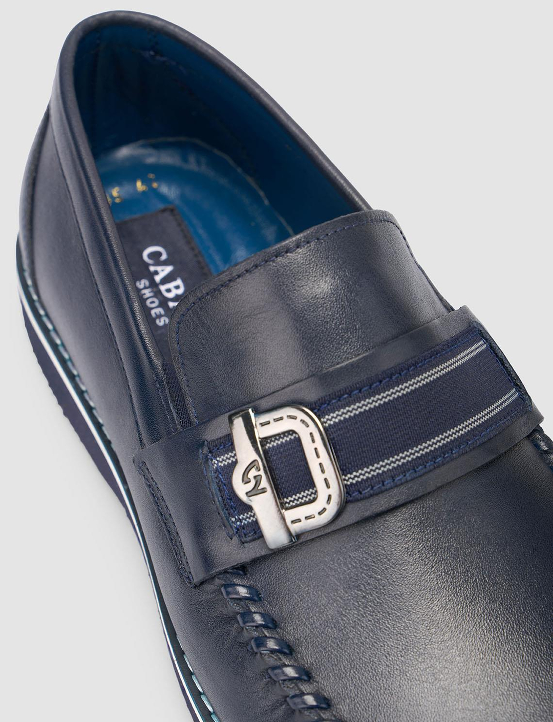 %100 Hakiki Deri Lacivert Erkek Ayakkabı