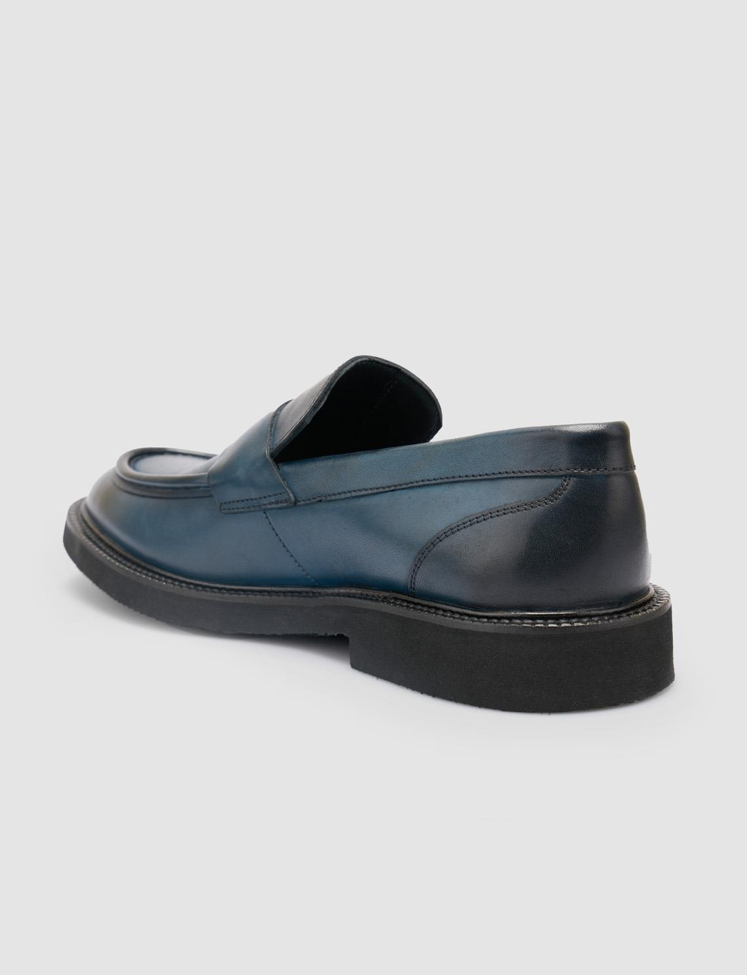 %100 Hakiki Deri Lacivert Erkek Ayakkabı