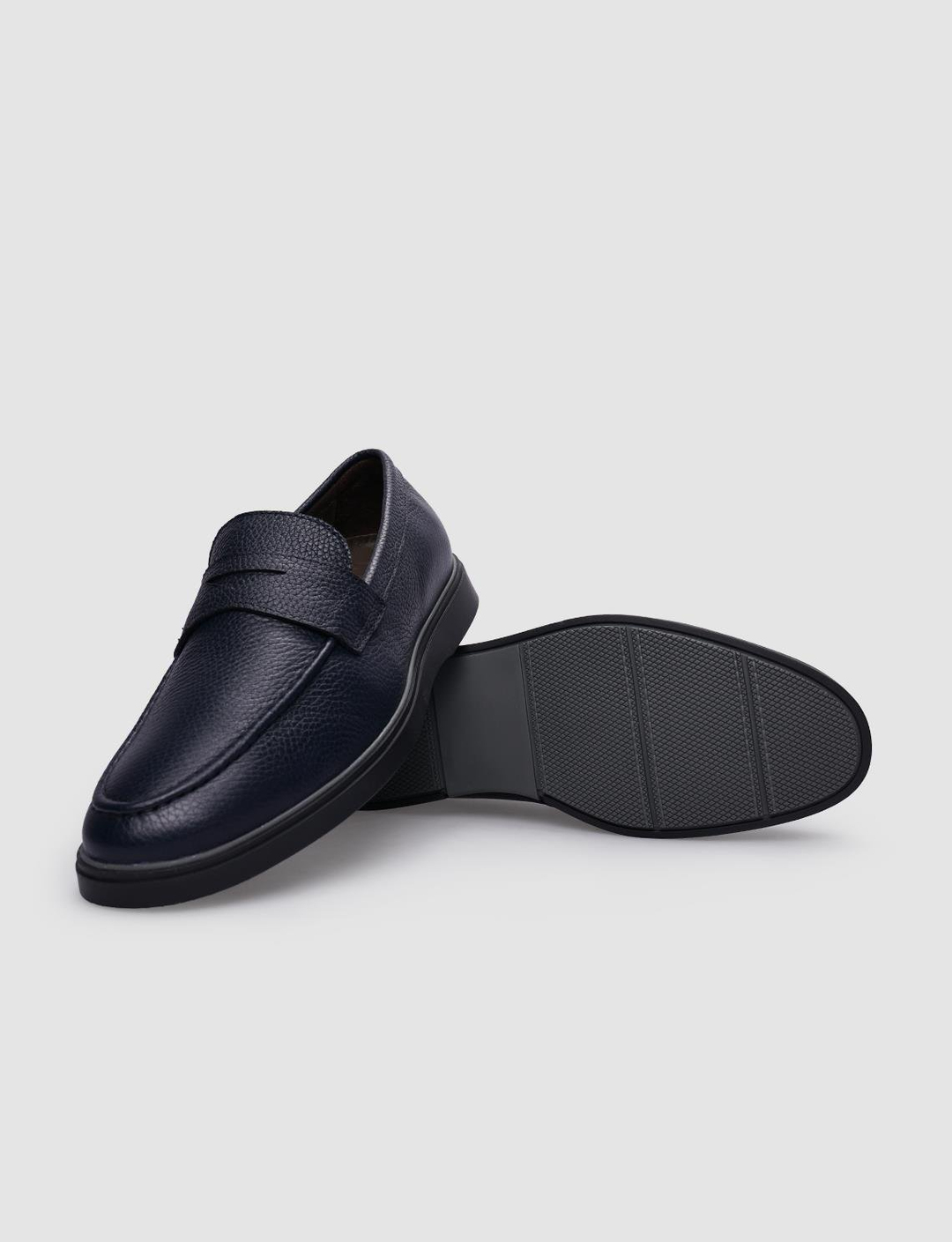 %100 Hakiki Deri Lacivert Erkek Ayakkabı