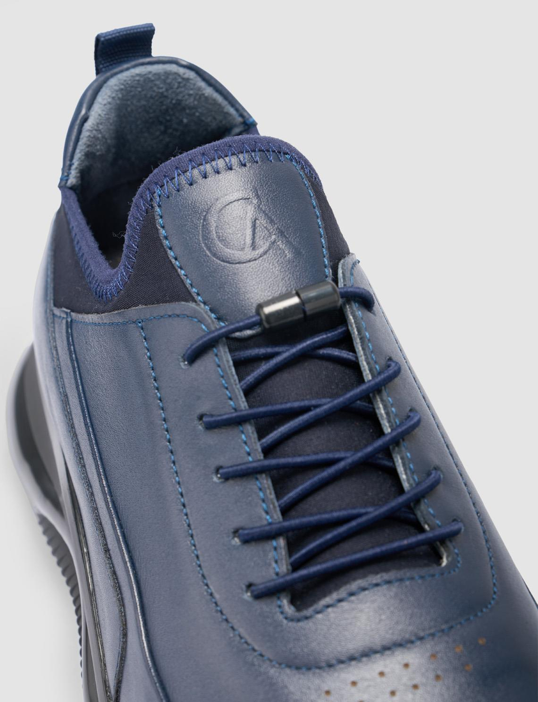 %100 Hakiki Deri Lacivert Erkek Ayakkabı