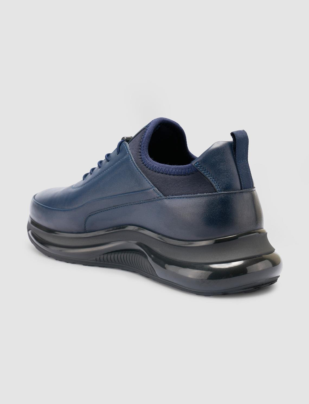 %100 Hakiki Deri Lacivert Erkek Ayakkabı