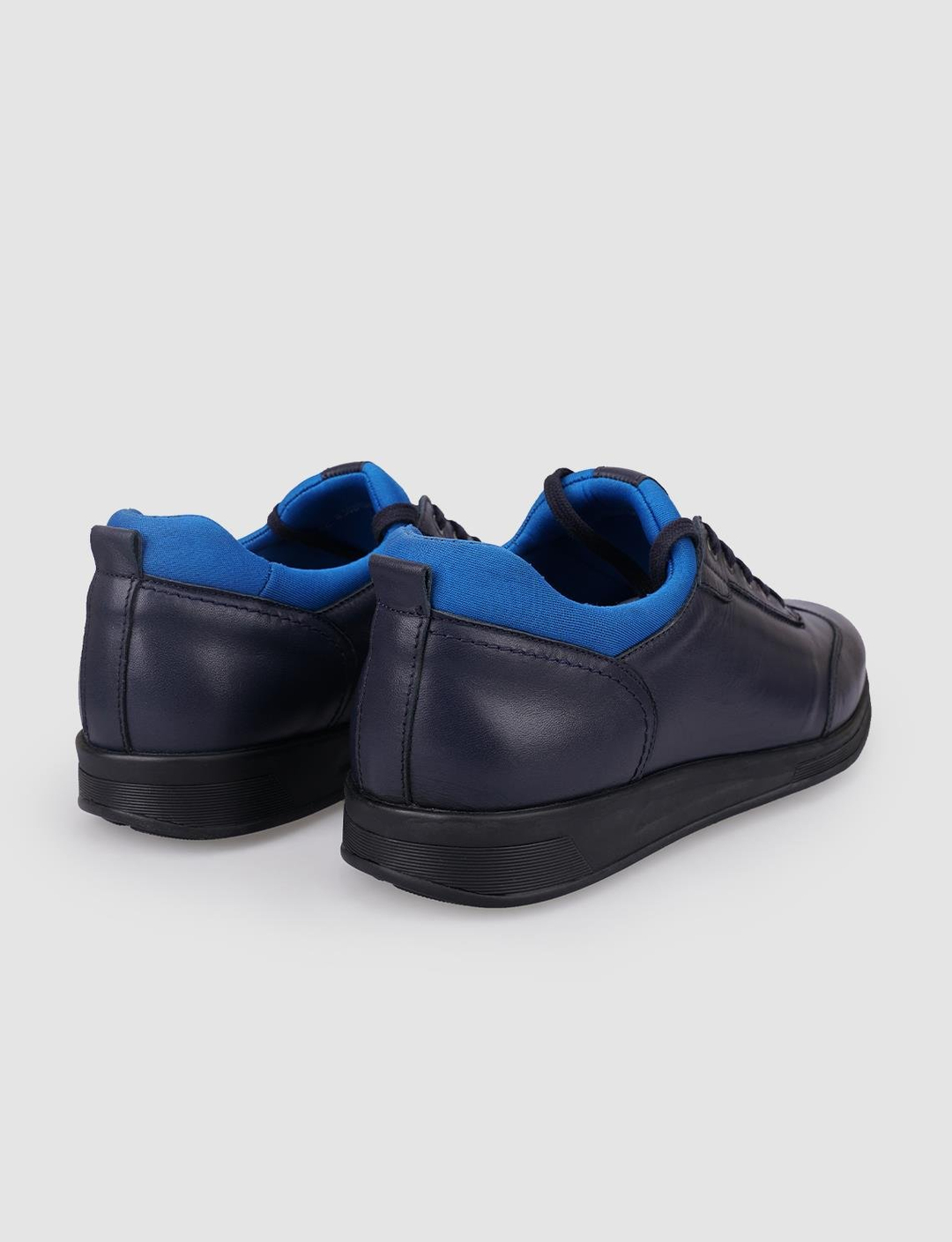 %100 Hakiki Deri Lacivert Erkek Ayakkabı