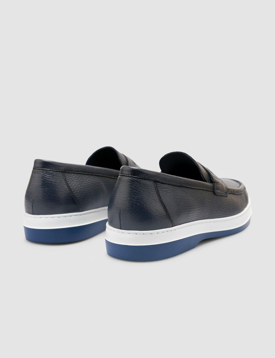 %100 Hakiki Deri Lacivert Erkek Ayakkabı