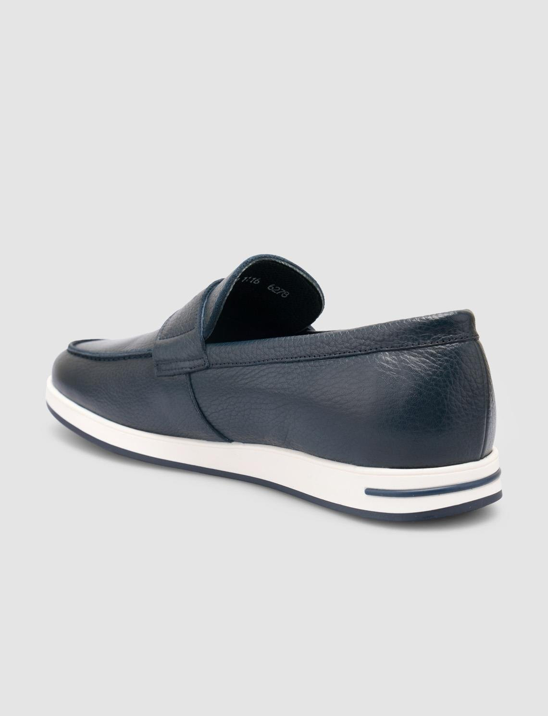 %100 Hakiki Deri Lacivert Erkek Ayakkabı