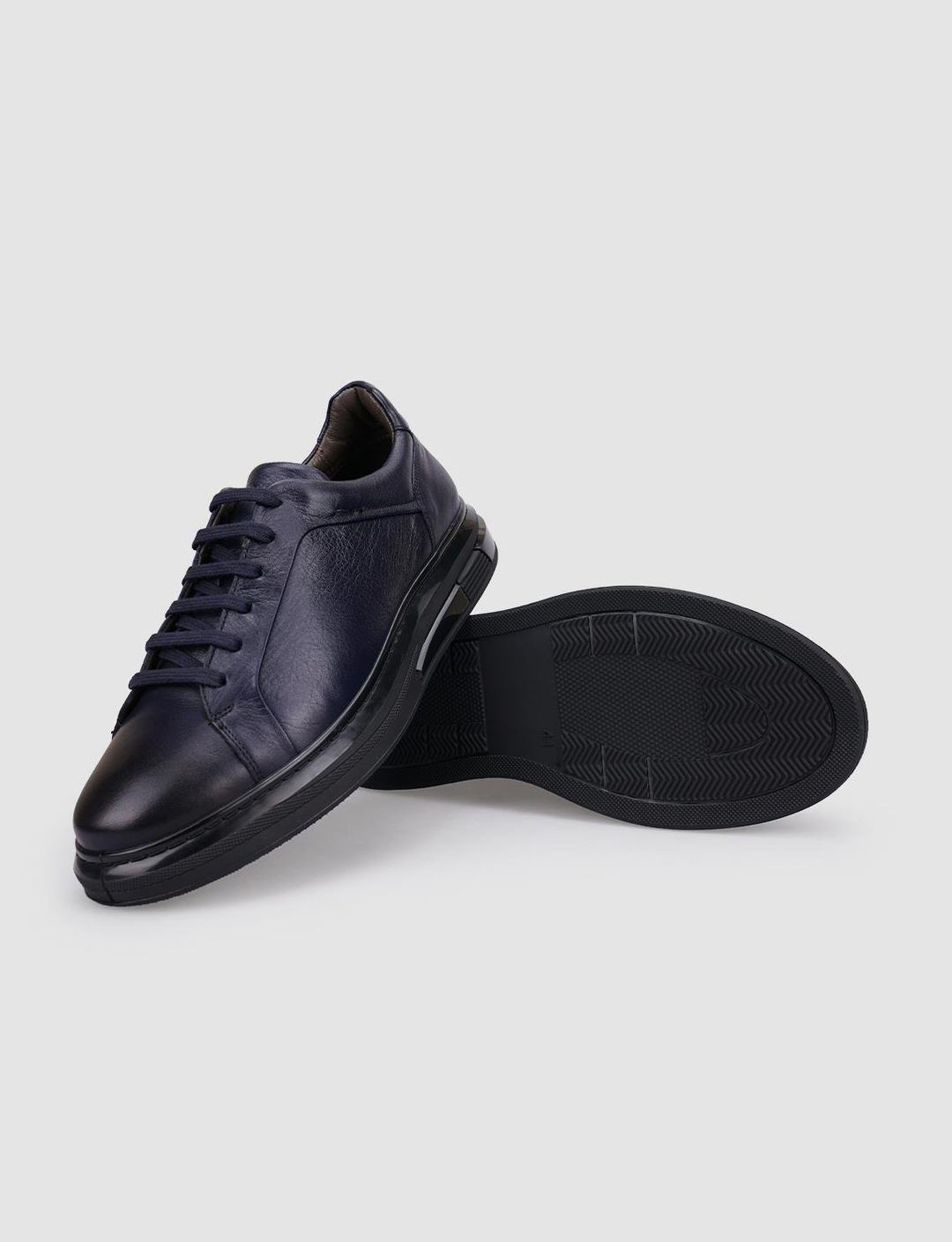 %100 Hakiki Deri Lacivert Erkek Ayakkabı