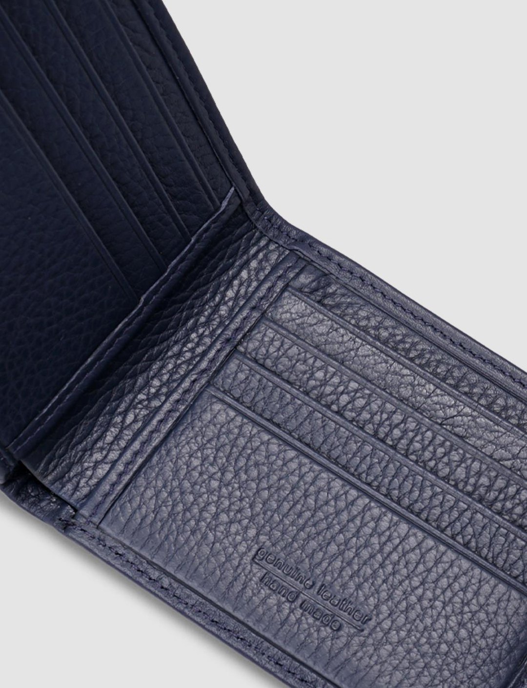 %100 Hakiki Deri Lacivert Erkek Cüzdan