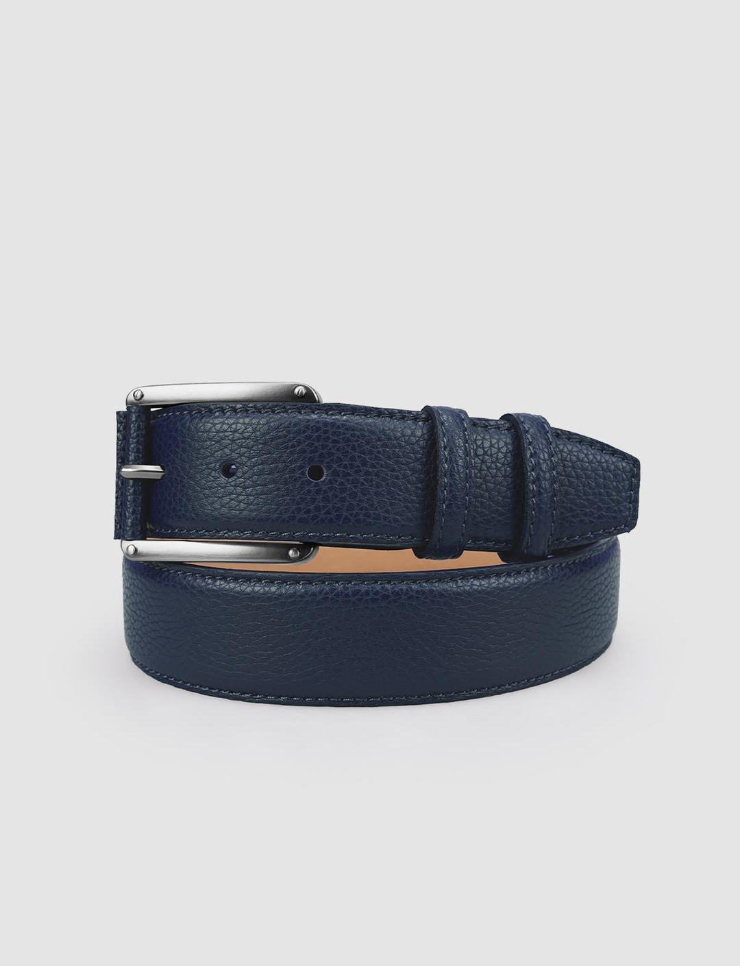%100 Hakiki Deri Lacivert Erkek Kemer