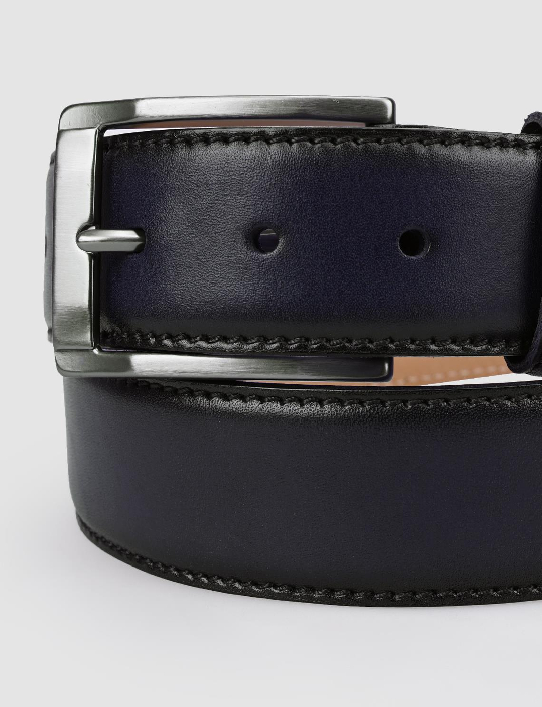 %100 Hakiki Deri Lacivert Erkek Kemer
