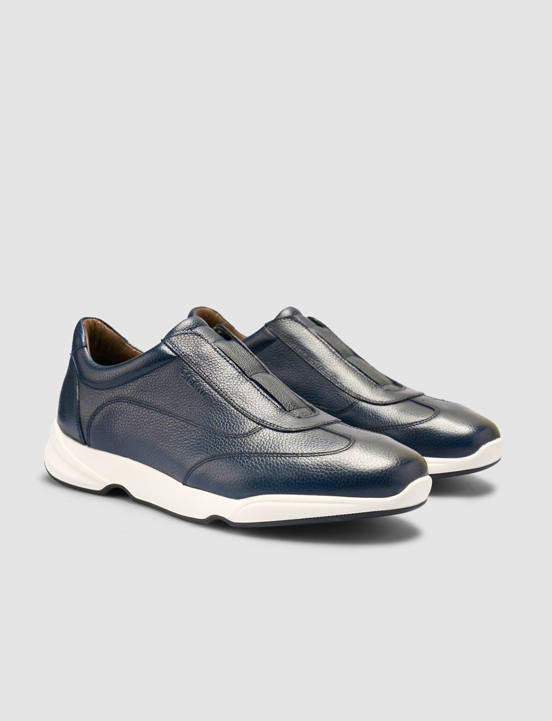 %100 Hakiki Deri Lacivert Erkek Spor Ayakkabı