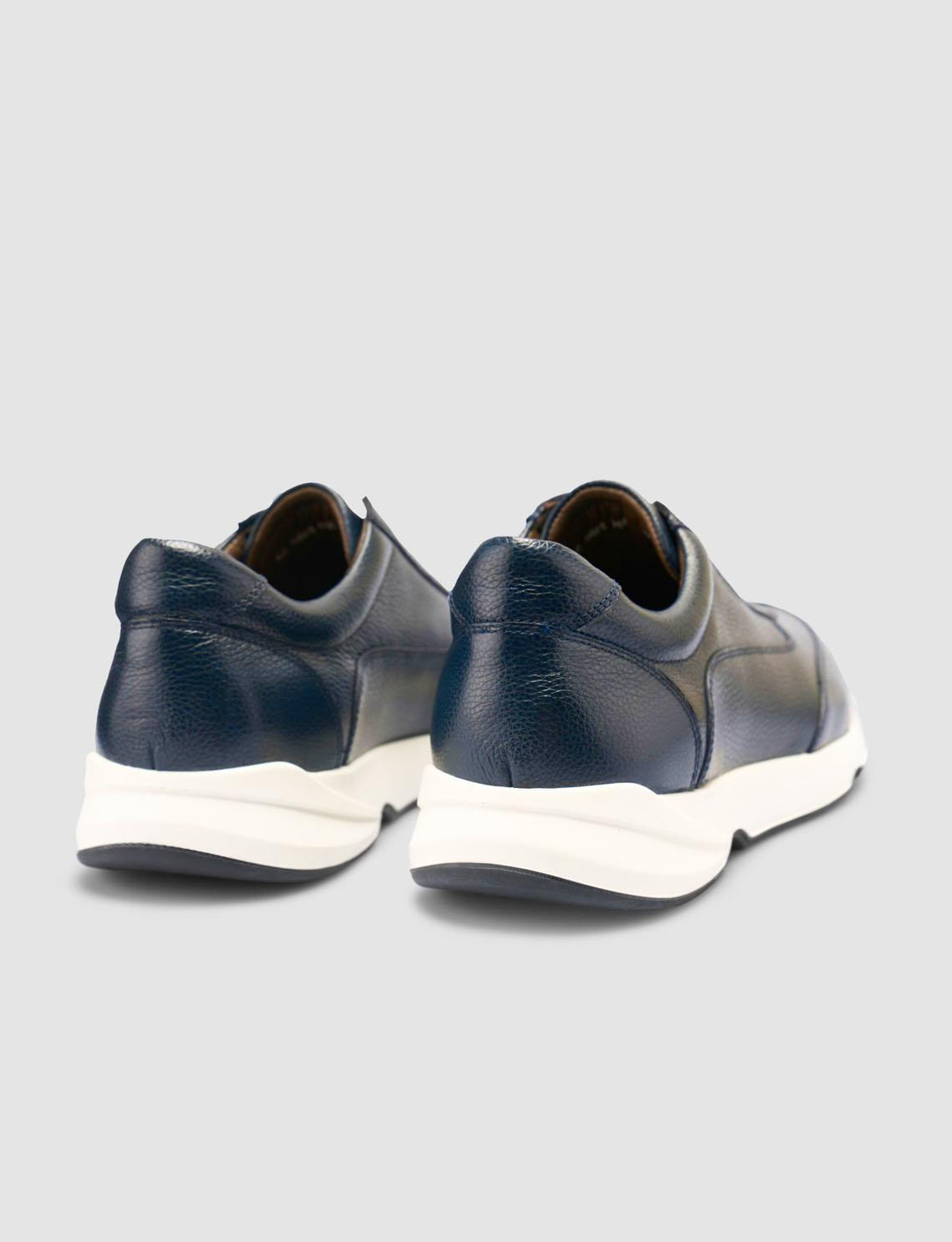 %100 Hakiki Deri Lacivert Erkek Spor Ayakkabı