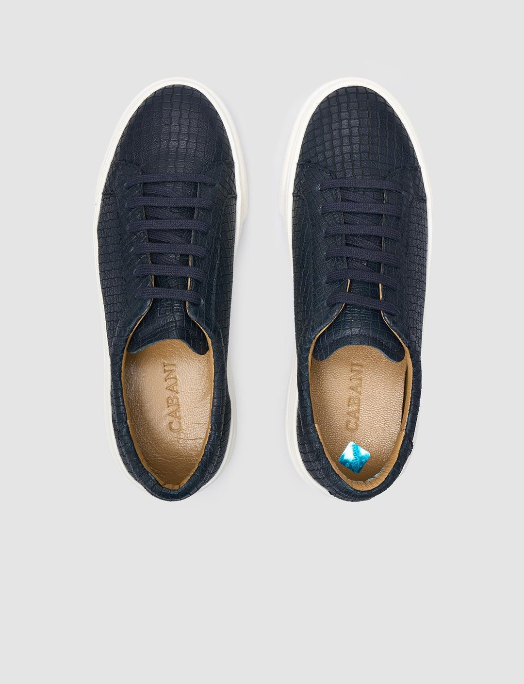 %100 Hakiki Deri Lacivert Kadın Ayakkabı