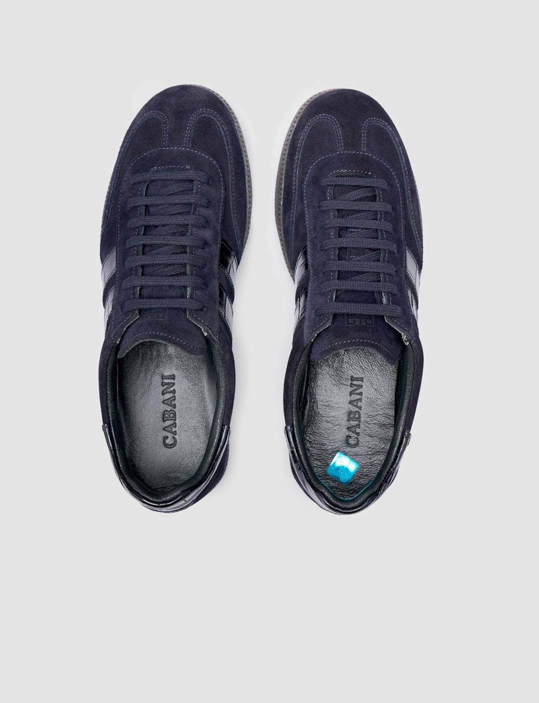 %100 Hakiki Deri Lacivert Kadın Ayakkabı