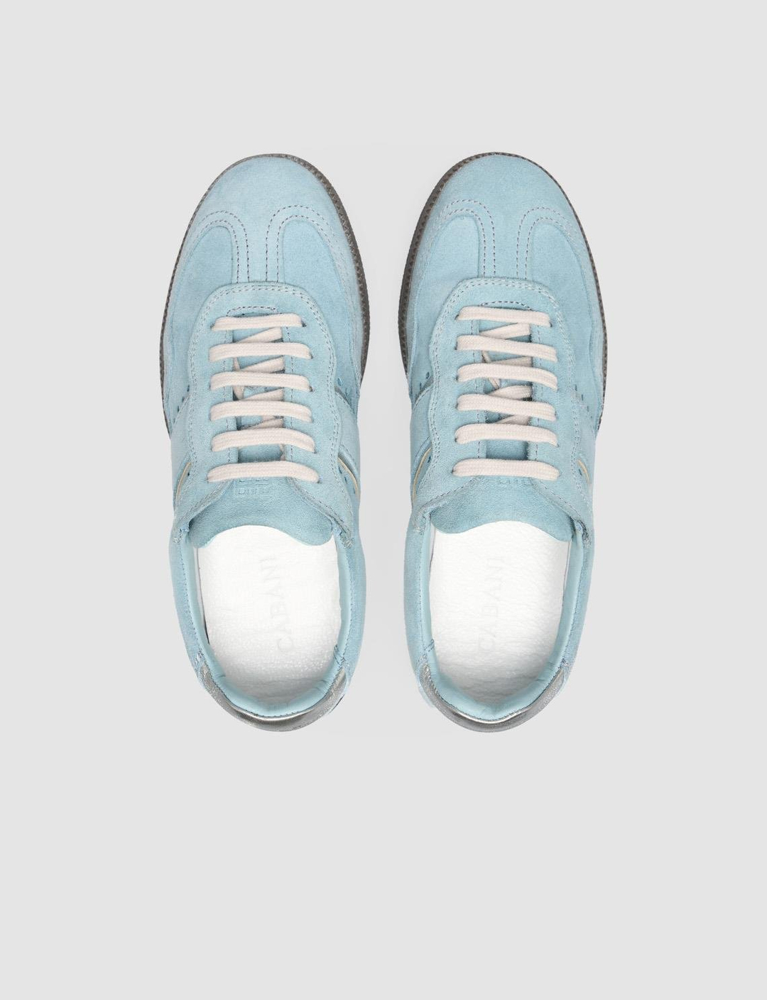 Women's Suede Genuine Leather Blue Shoes