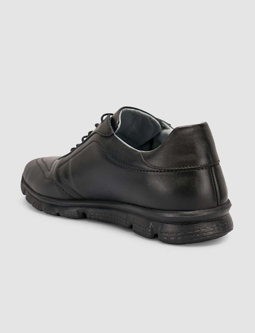 Men's 100% Genuine Leather Black Shoes