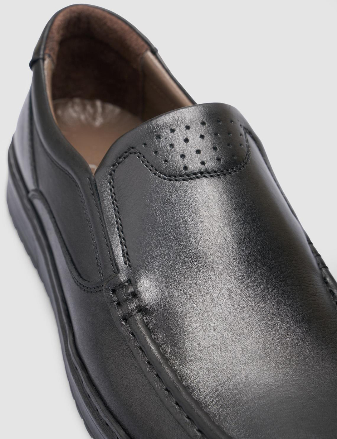 %100 Hakiki Deri Siyah Erkek Ayakkabı