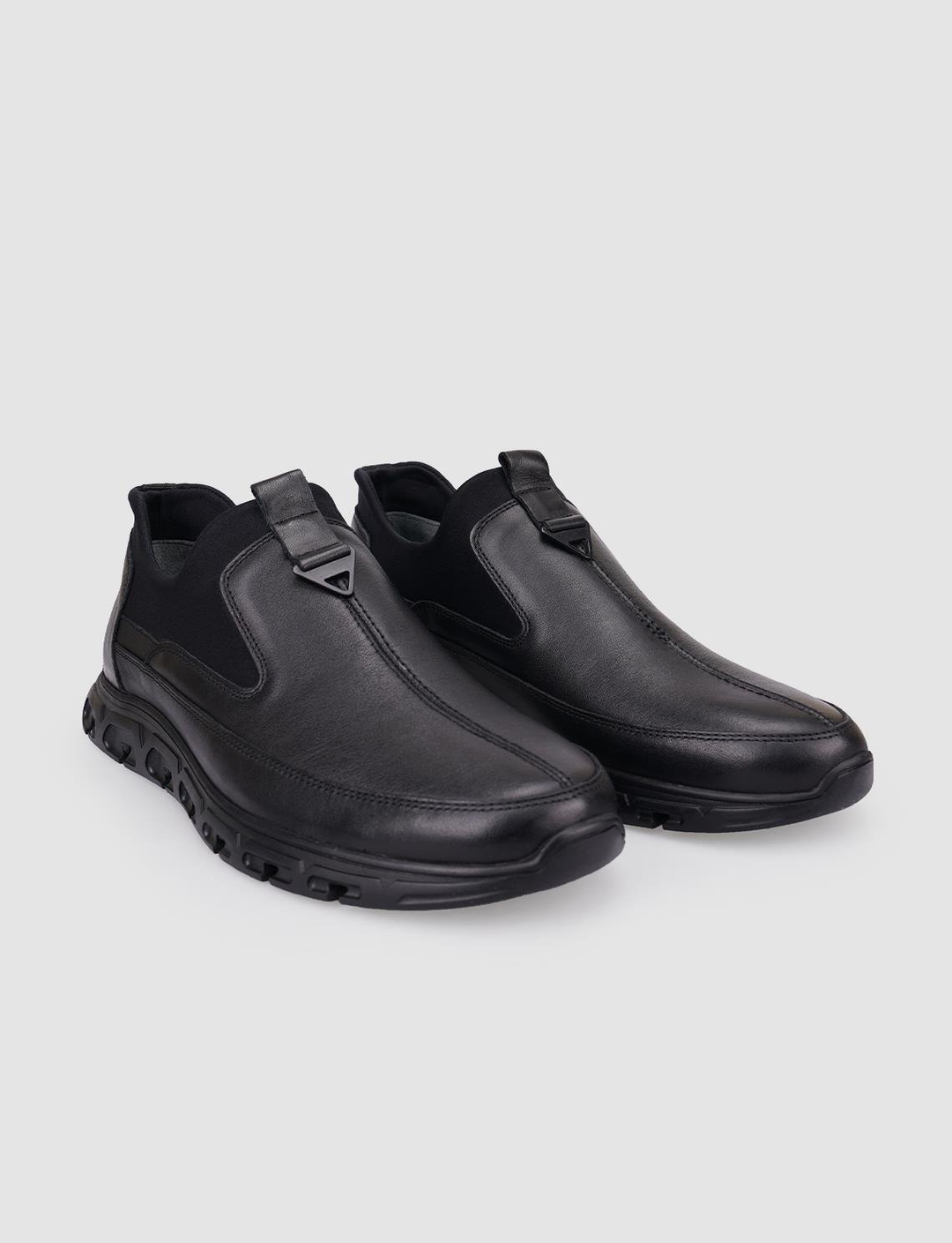 %100 Hakiki Deri Siyah Erkek Ayakkabı