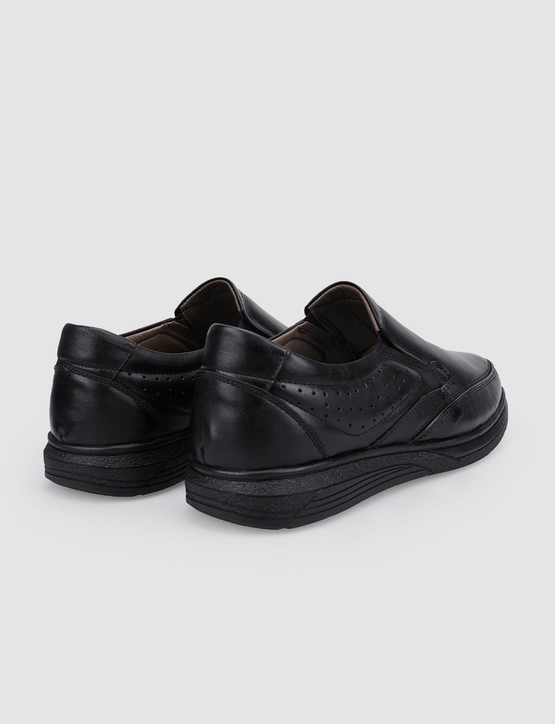 %100 Hakiki Deri Siyah Erkek Ayakkabı