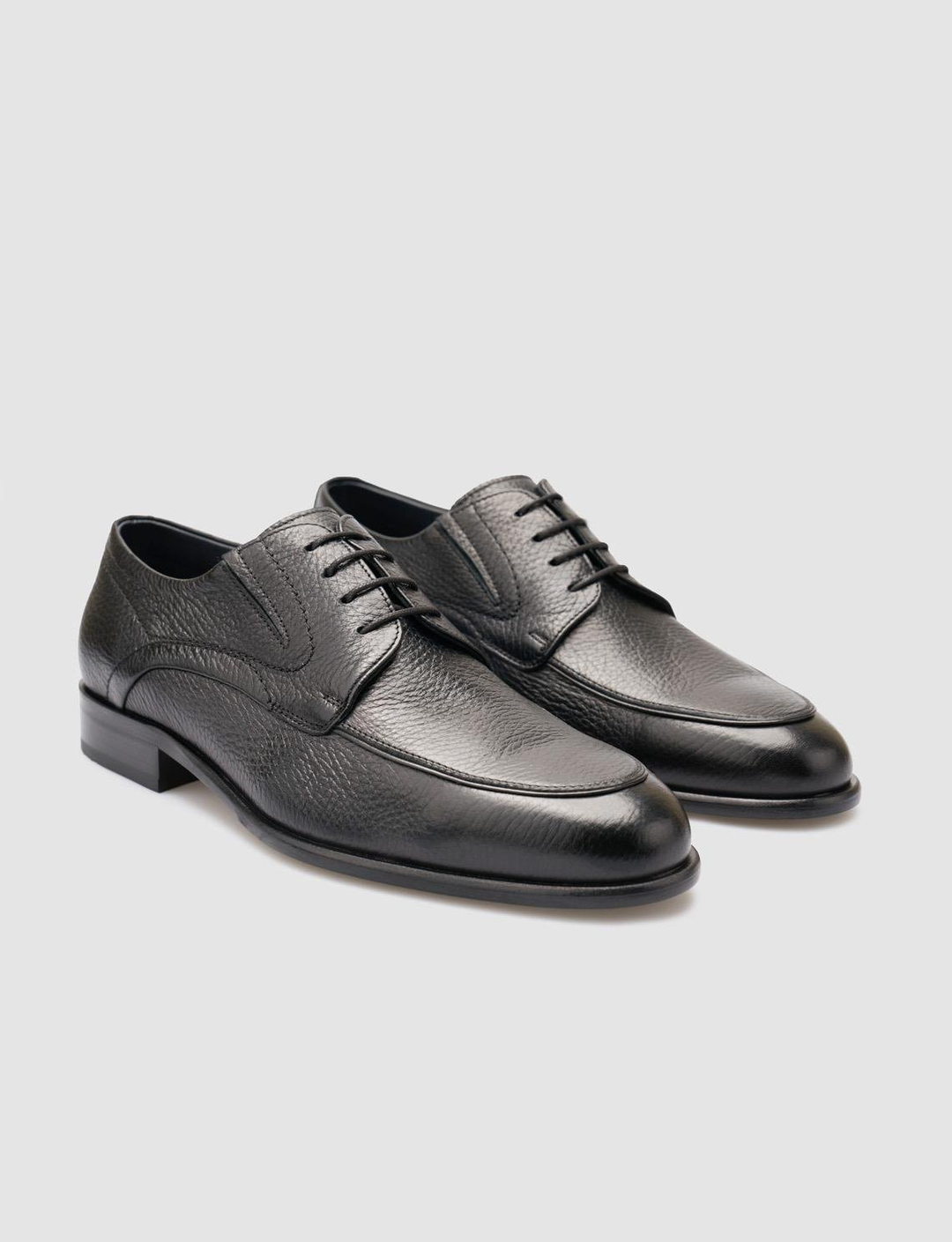 %100 Hakiki Deri Siyah Erkek Ayakkabı