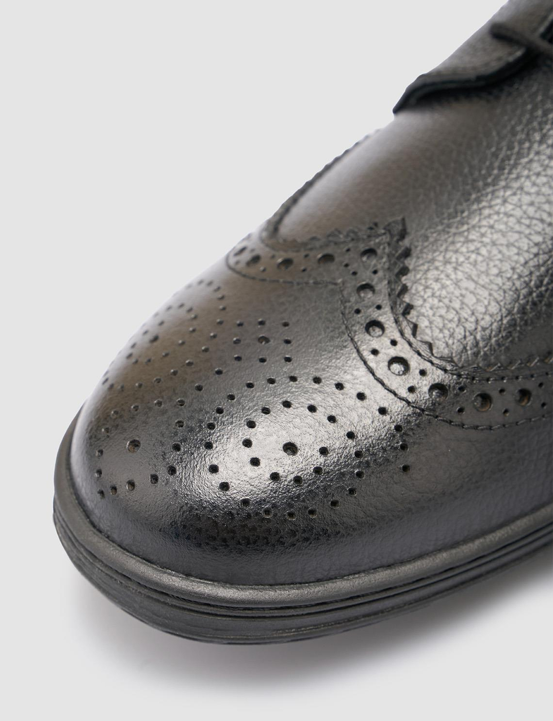 %100 Hakiki Deri Siyah Erkek Ayakkabı