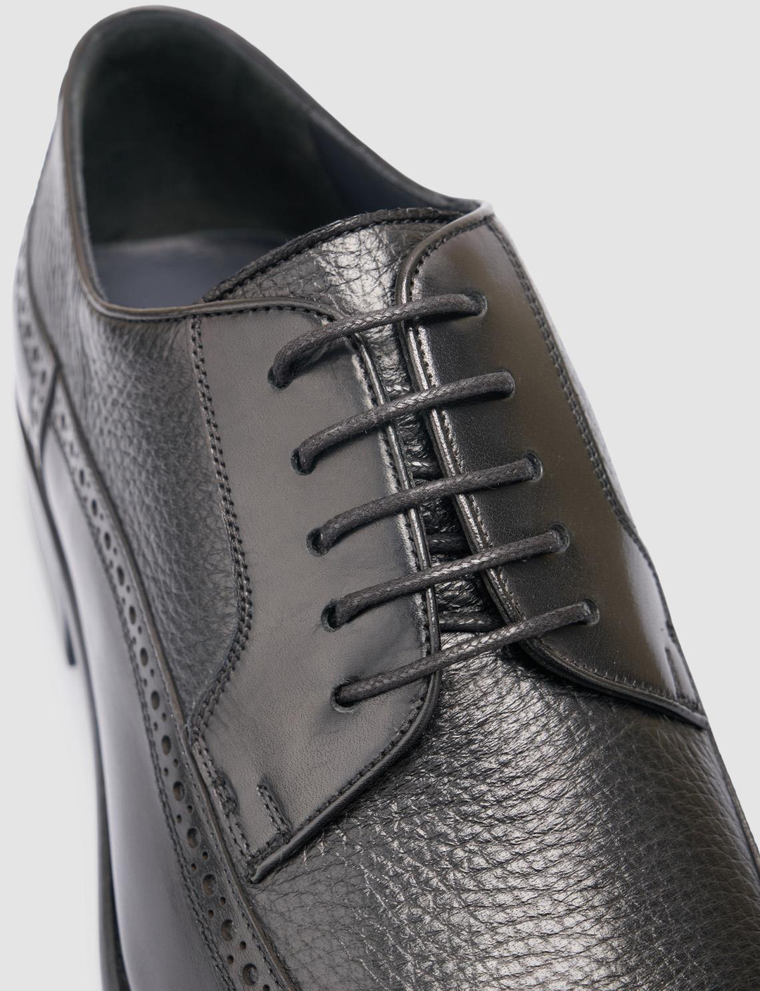 %100 Hakiki Deri Siyah Erkek Ayakkabı